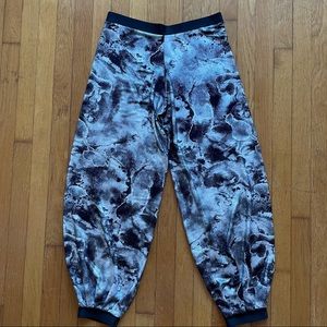 Luxury Handmade liquid metal lantern pants